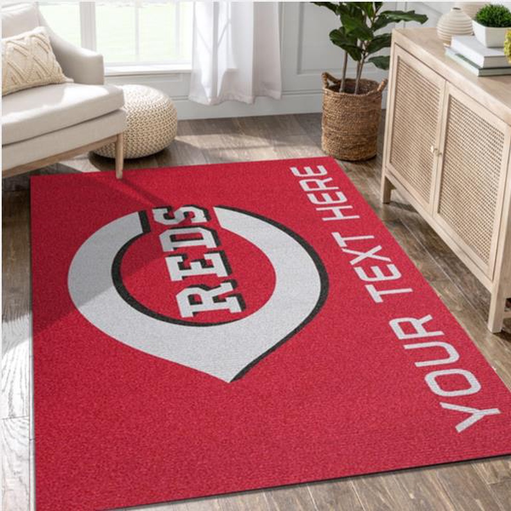 Customized MLB Cincinnati Reds Area Rug Living Room Rug Home Decor Floor Decor 1 dfkjvf