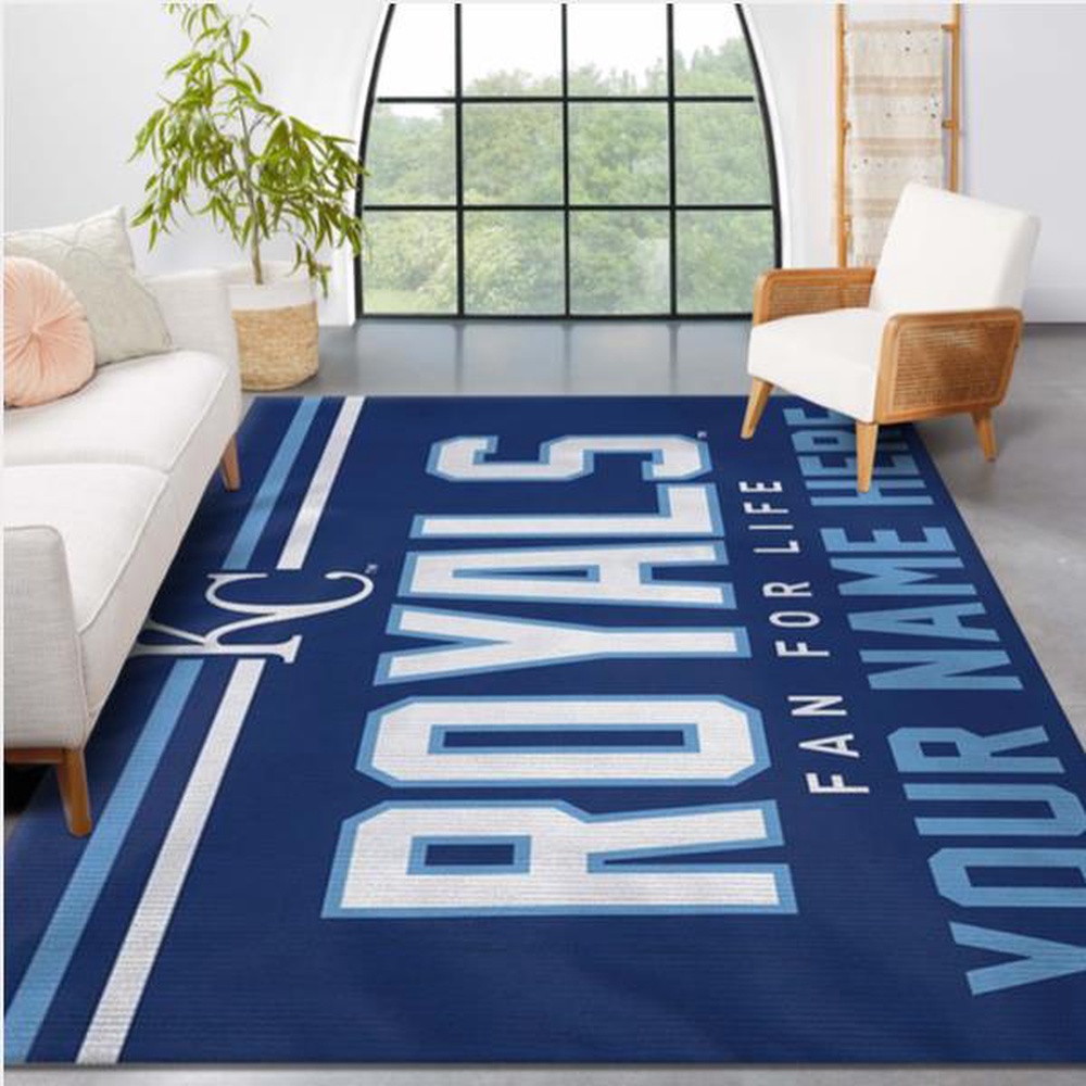 Customized MLB Kansas City Royals Area Rug Team Logos Living Room Rug 1 zfbegk