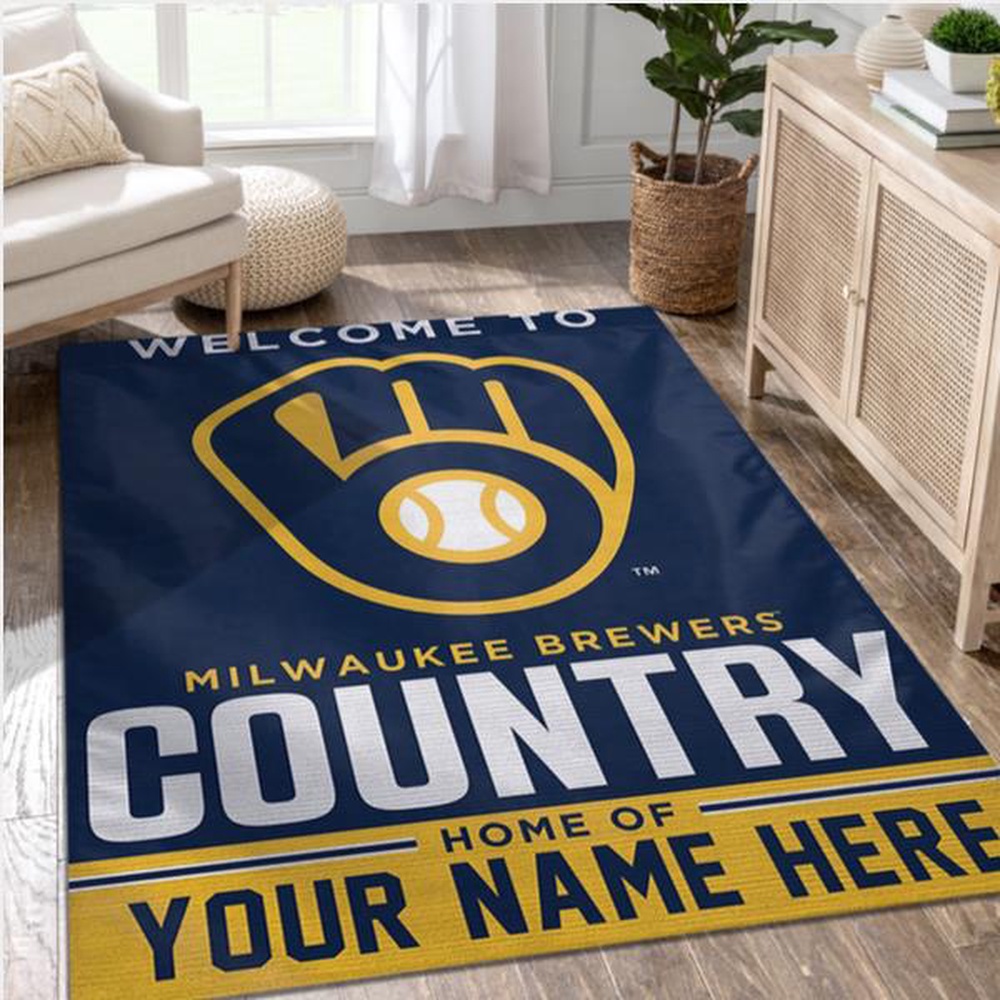Customized MLB Milwaukee Brewers Area Rug For Christmas Living Room Rug 1 dfudr1