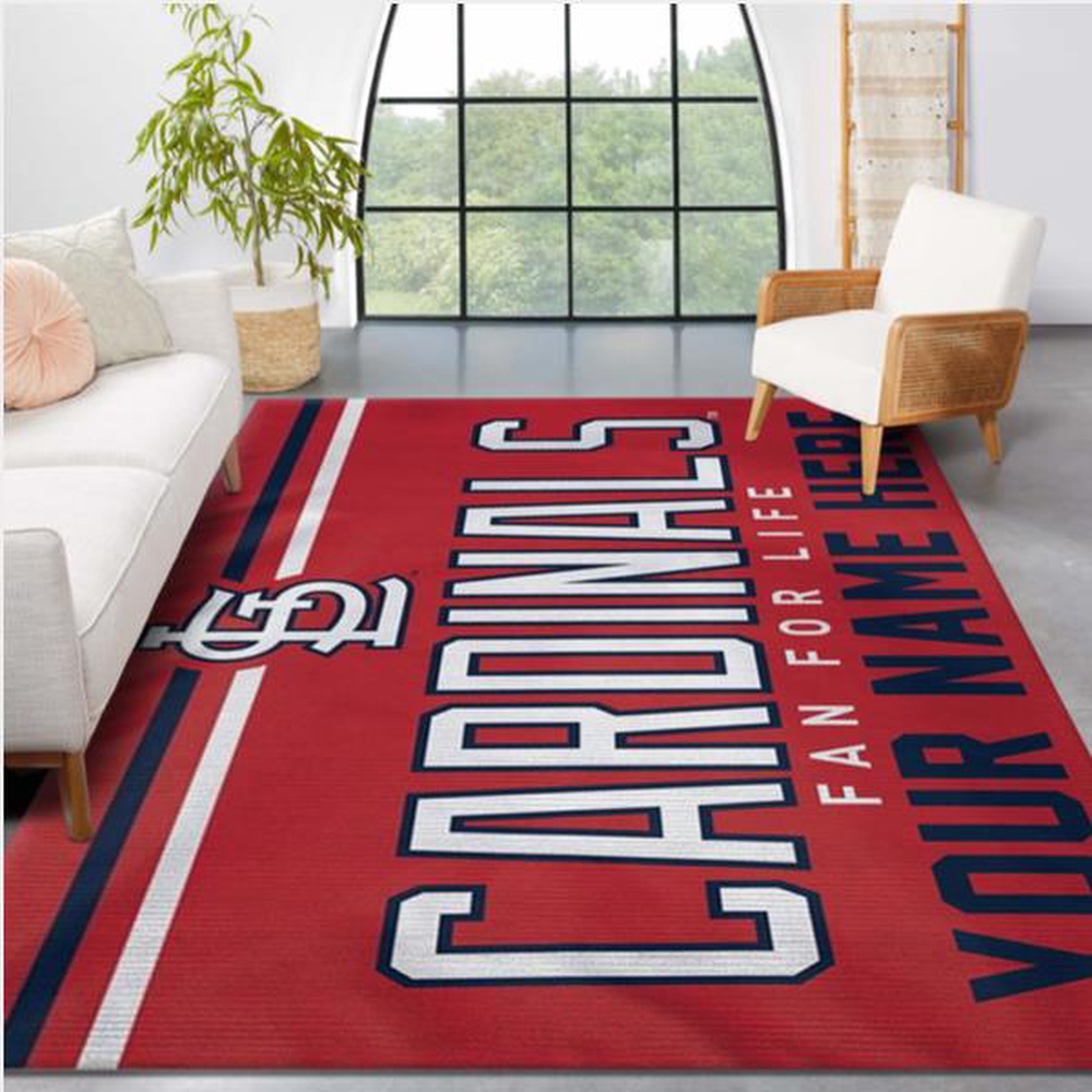 Customized MLB St Louis Cardinals Area Rug Carpet Living Room Rug 1 k0xdsy