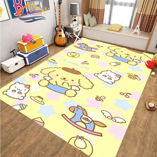 CuteKuromiSanrioCarpetLivingRoomBedroomSofaRugDoorMatKitchenBathroom 1