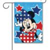 DIS2714 Disney Minnie Mouse Patriotic USA Garden Flag