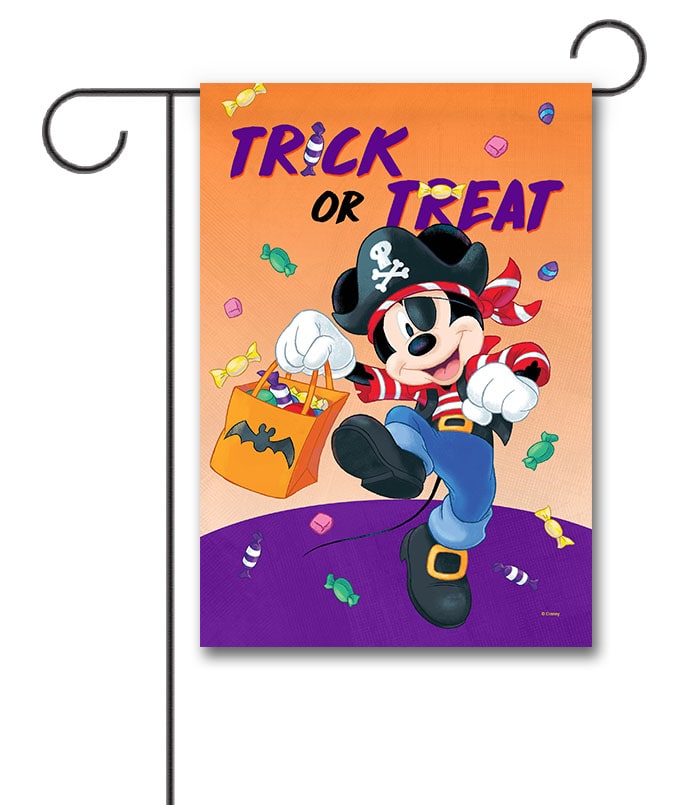 DIS2872 Pirate Mickey Mouse Halloween Garden Flag