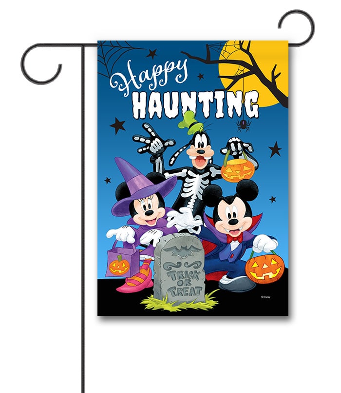 DIS2877 Disney Halloween Garden Flag