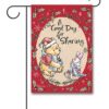 DIS2884 Disney Piglet and Winnie the Pooh Christmas Garden Flag