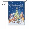 DIS2888 Disney Winnie the Pooh Christmas Garden Flag