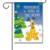 DIS2904 Pluto Disney Christmas Garden Flag