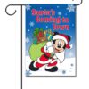 DIS2911 Santa Mickey Disney Christmas Garden Flag