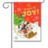 DIS2912 Minnie Mouse Sledding Disney Christmas Garden Flag