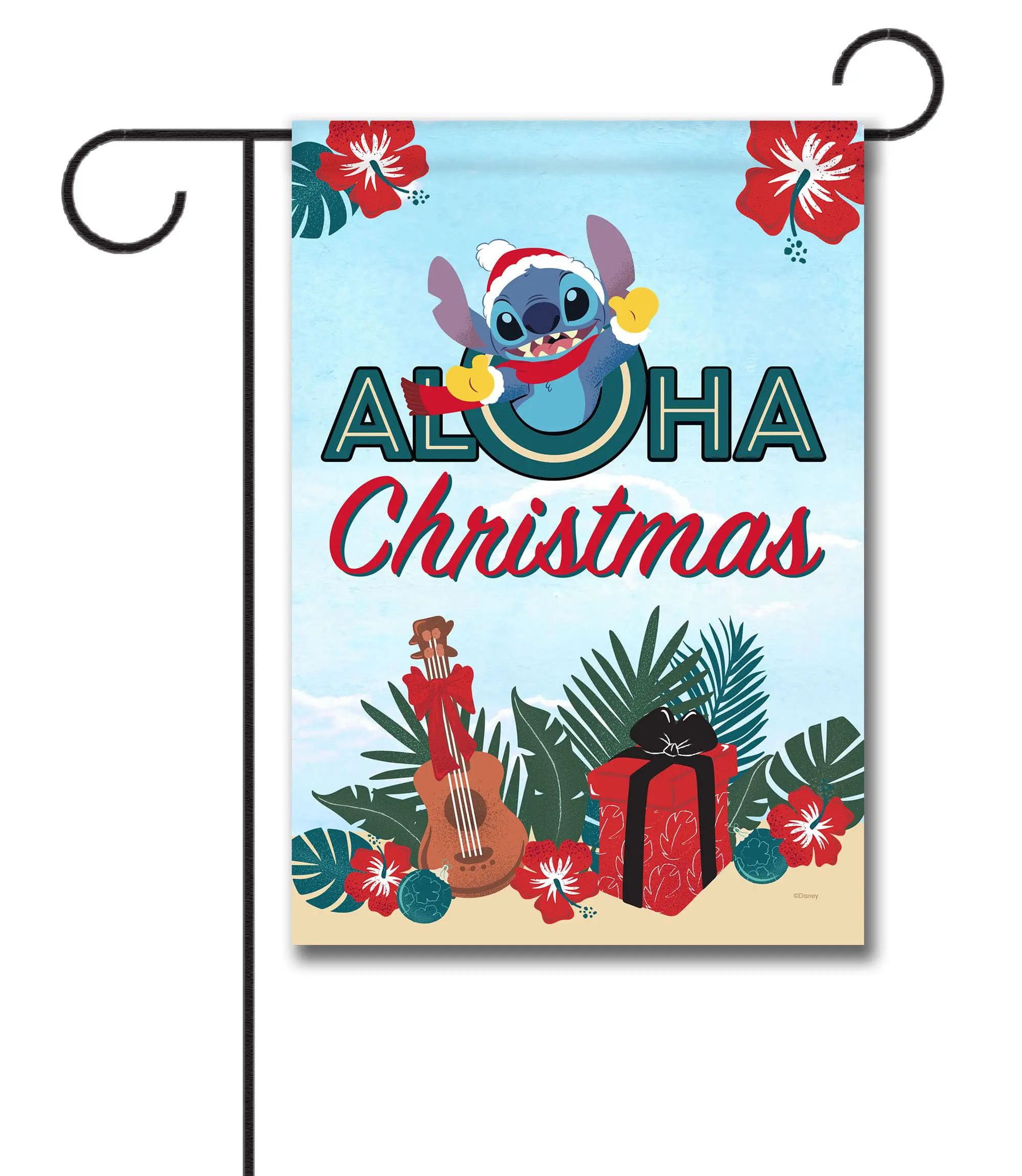 DIS2914 Stitch Disney Christmas Garden Flag