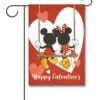 DIS3082 Disney Mickey Mouse and Minnie Mouse Love Garden Flag