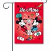 DIS3084 Disney Mickey Mouse and Minnie Mouse Valentines Day Garden Flag