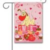 DIS3087 Disney Pluto Valentines Day Garden Flag