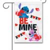 DIS3157 Disney Stitch Valentines Day Garden Flag