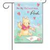 DIS3158 Disney Winnie the Pooh Valentines Day Garden Flag