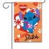 DIS3162 Disney Stitch Love Garden Flag