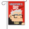 DIS3165 Disney Carl from Up Anti Valentines Day Garden Flag