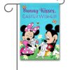 DIS3316 Disney Mickey Mouse and Minnie Mouse Easter Garden Flag