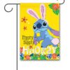 DIS3317 Disney Stitch Easter Garden Flag