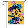 DIS3486 Pop Art Minnie Mouse Garden Flag