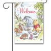 DIS3490 Disney Winnie the Pooh Picnic Garden Flag