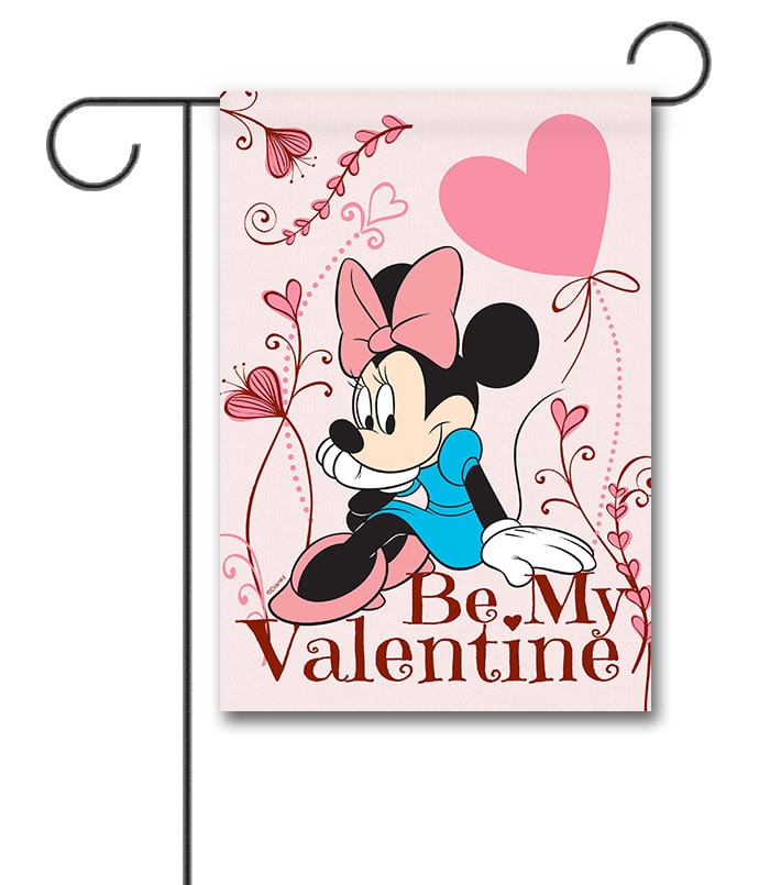 DIS3533 Minnie Mouse Valentines Day Garden Flag