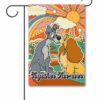 DIS3536 Lady and the Tramp Love Garden Flag