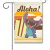 DIS3549 Disney Aloha Stitch Summer Garden Flag