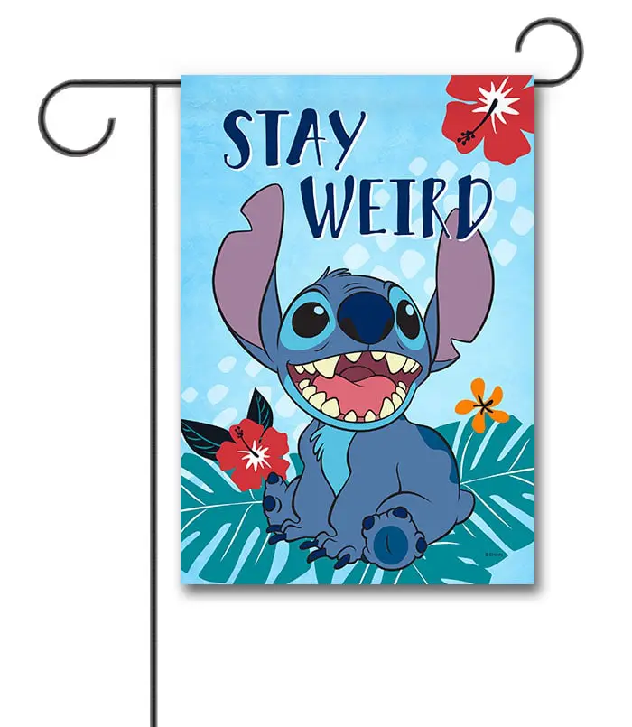 DIS3550 Disney Stitch Garden Flag