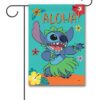 DIS3551 Disney Hula Stitch Garden Flag