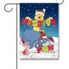 DIS3880 Disney Winnie the Pooh Christmas Garden Flag