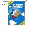 DIS3926 Donald Duck Disney Birthday Garden Flag