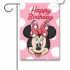 DIS3930 Minnie Mouse Birthday Garden Flag