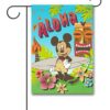 DIS4052 Disney Surfer Mickey Mouse Summer Garden Flag