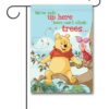 DIS4053 Disney Winnie the Pooh and Piglet in Tree Summer Garden Flag