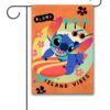 DIS4054 Disney Stitch Surfing Summer Garden Flag