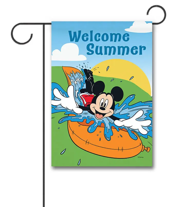 DIS4055 Disney Mickey Summer Garden Flag