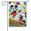 DIS4088 Mickey Mouse and Minnie Mouse Fall Garden Flag