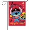 DIS4117 Disney Pirate Stitch Halloween Garden Flag