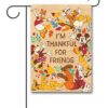 DIS4124 Disney Mickey Mouse and Friends Thanksgiving Garden Flag