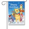 DIS4152 Disney Winnie the Pooh Christmas Garden Flag