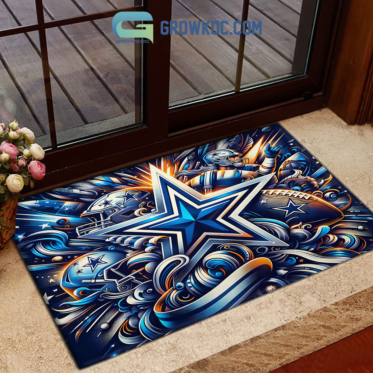 Dallas Cowboys AT26T Stadium Football Stadium Doormat2B1 PyXQr