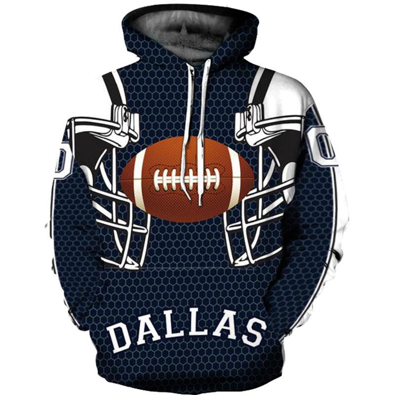 Dallas Cowboys American Football 3D All Over Print Zip Up Hoodie Nfl Sports Hoodie 0