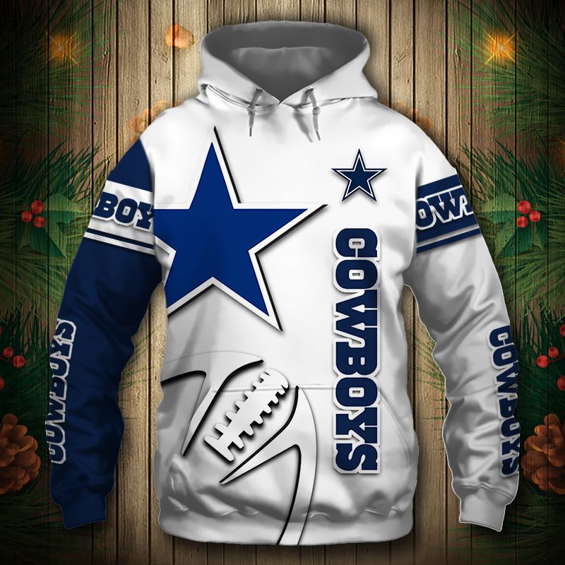 Dallas Cowboys Custom Name Number Halloween 3D Hoodie Gifts For Fans With Gifts For FatherS Day 0