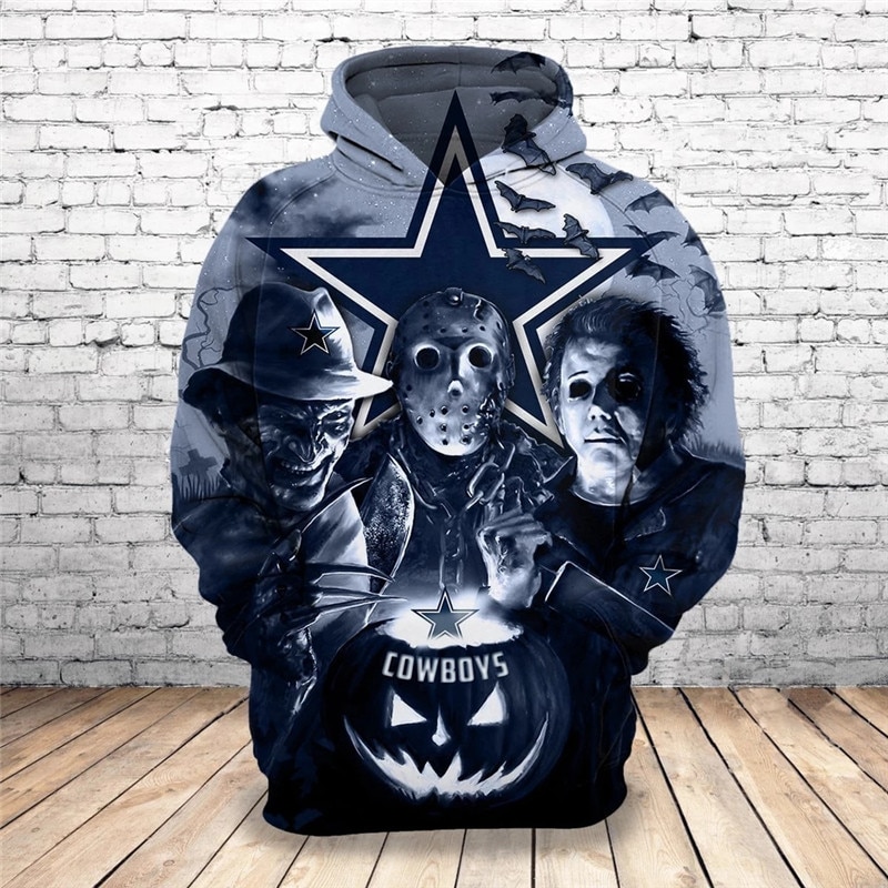 Dallas Cowboys No 1 3D Hoodie Gifts For Fans With 3D Hoodies With Zippers 0