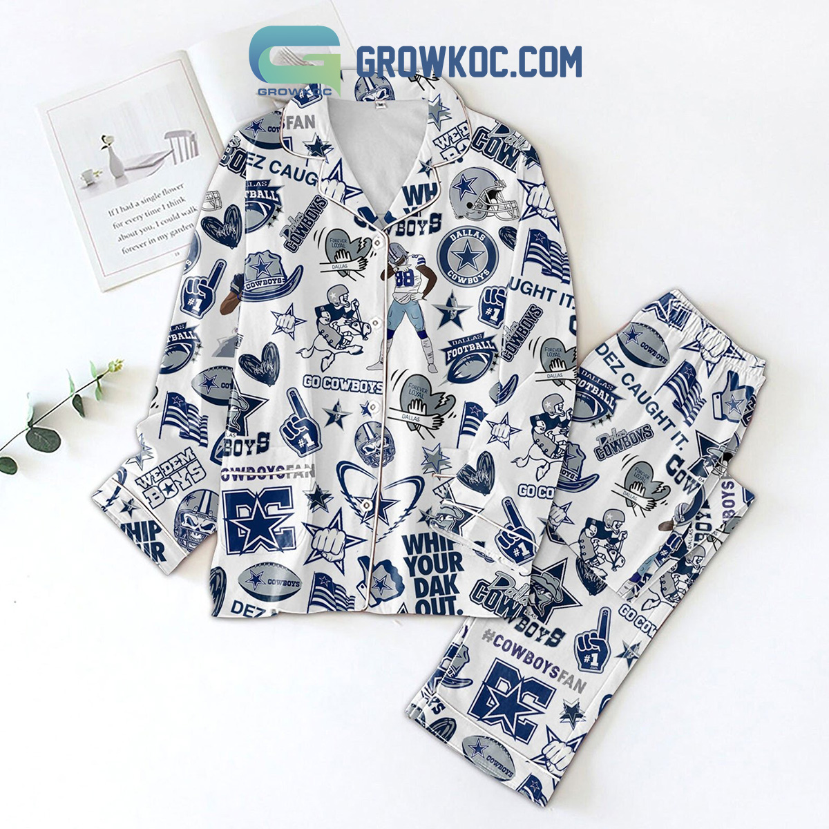 Dallas Cowboys We Dem Boys Pajamas Set2B1 Fj05H