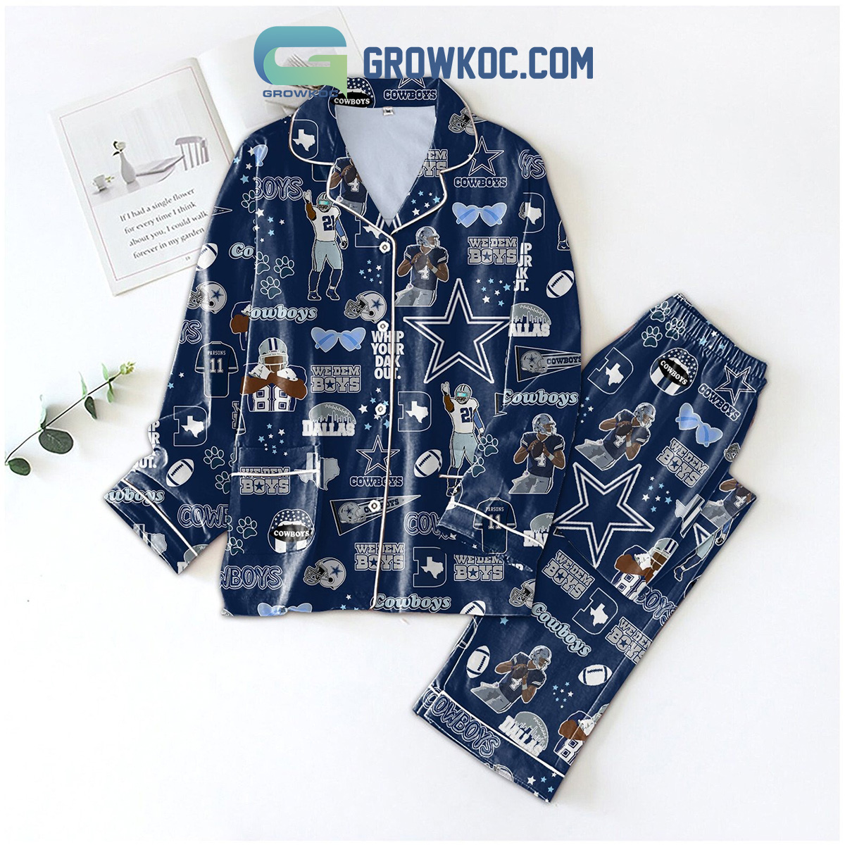 Dallas Cowboys We Dem Boyz Pajamas Set2B1 ALgdY