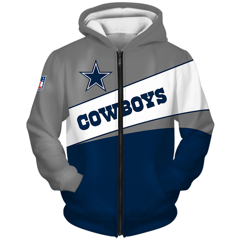 Dallas Cowboys Zip Hoodie Gift 3D Pullover Hoodie For Fans With All Over Print Hoodie Printful 0