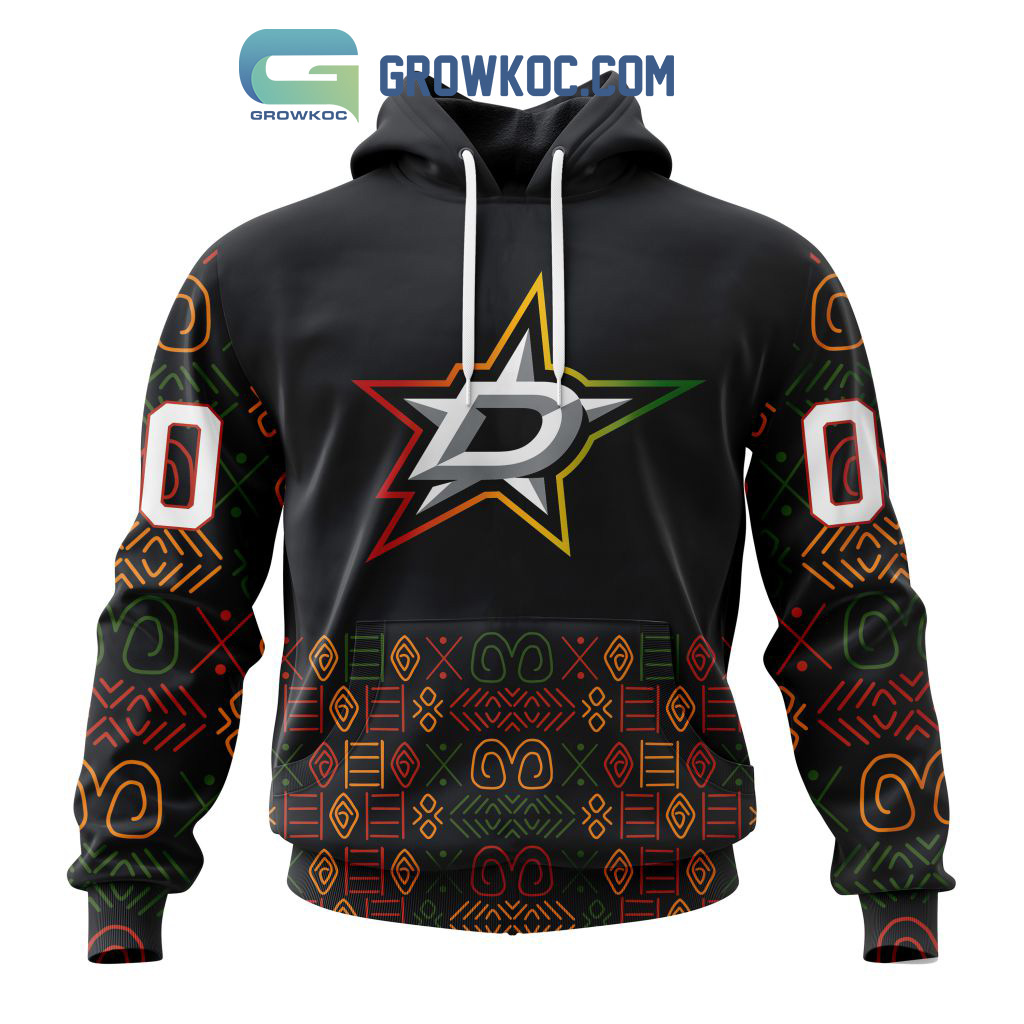 Dallas Stars Black History Month Personalized Hoodie Shirts2B1 dokhU