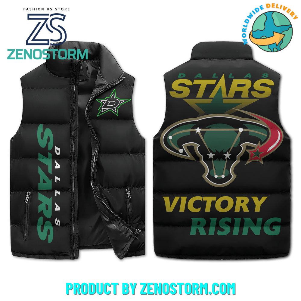 Dallas Stars NHL Victory Rising Sleeveless Puffer Down Vest 1